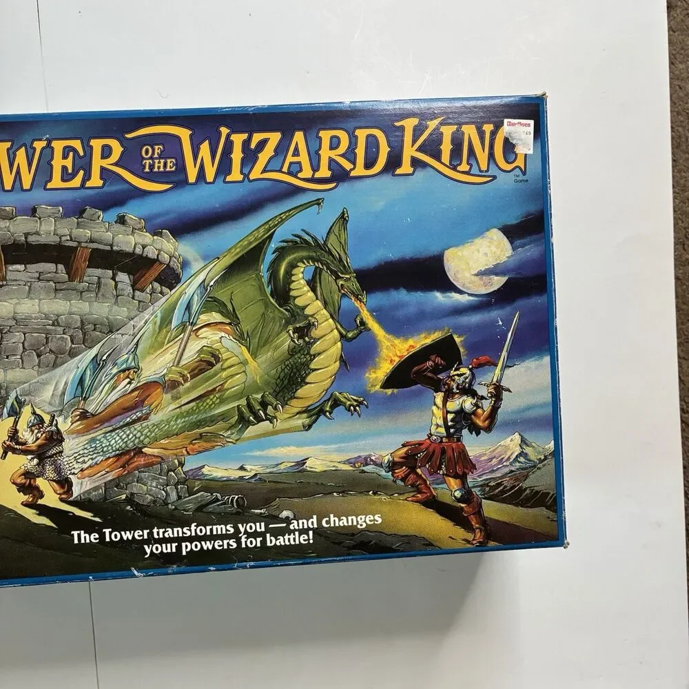 Tower of the Wizard King Parker Brothers 1993 Tower Game BOX ONLY Replacement